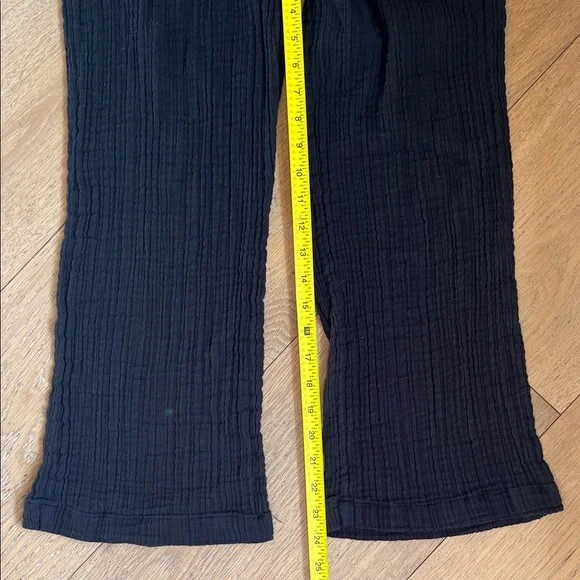 Rip Curl Premium Surf Beach Pants Black Women's Pockets Loose sz Med - Picture 9 of 10